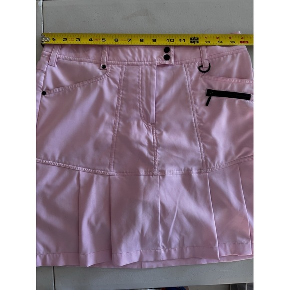 GG Blue Boca Women's Golf Skort Pink & Black kick pleat sz 6. Very Cute, Pockets - Picture 5 of 9